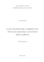 Uloga matematike u određivanju ponašanja kruzera na istočnoj obali Jadrana