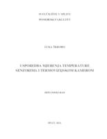 Usporedba mjerenja temperature senzorima i termovizijskom kamerom