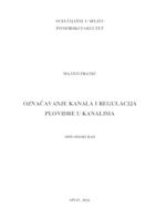 Označavanje kanala i regulacija plovidbe u kanalima