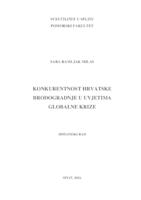 Konkurentnost hrvatske brodogradnje u uvjetima globalne krize