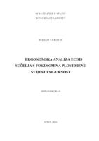 Ergonomska analiza ECDIS sučelja s fokusom na plovidbenu svijest i sigurnost