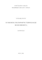 Suvremene transportne tehnologije Ro-Ro brodova