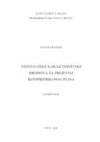 Tehnološke karakteristike brodova za prijevoz komprimiranog plina