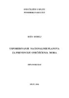 Uspoređivanje nacionalnih planova za prevenciju onečišćenja mora