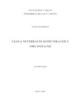 Uloga neverbalne komunikacije u organizaciji