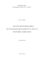 prikaz prve stranice dokumenta Opasni meteorološki i oceanografski elementi važni za plovidbu Jadranom