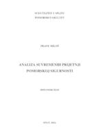 prikaz prve stranice dokumenta Analiza suvremenih prijetnji pomorskoj sigurnosti