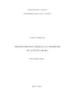 prikaz prve stranice dokumenta Projektiranje uređaja za mjerenje kvalitete zraka