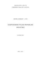 prikaz prve stranice dokumenta Gospodarski pojas Republike Hrvatske