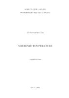 prikaz prve stranice dokumenta Mjerenje temperature