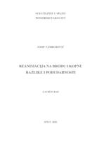 prikaz prve stranice dokumenta Reanimacija na brodu i kopnu  razlike i podudarnosti